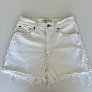 Abercrombie The Mom Short 4 inch Denim Shorts